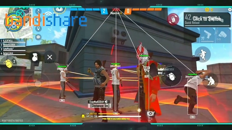 Free Fire 99 999 Diamonds Gameplay Screenshot 2