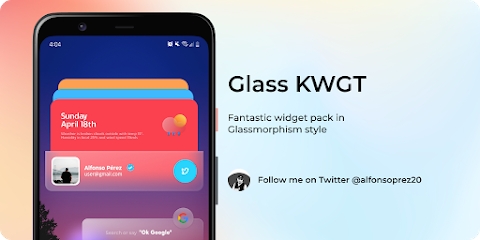 Glass for KWGT Mod screenshot 1