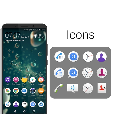 X Theme for Huawei EMUI HTI1.1.2.TV1.7_PS screenshot 1