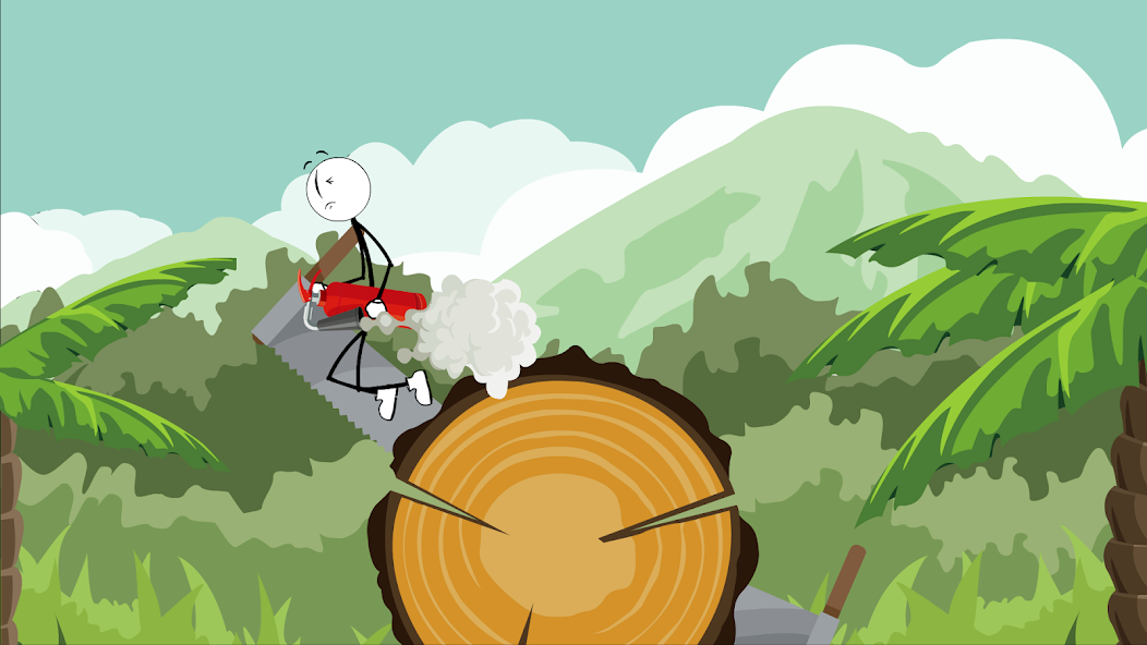 Stickman Escaping the Island screenshot 3