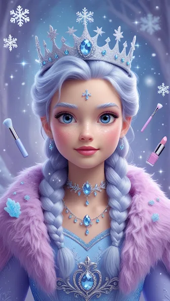 Ice Queen Makeup Screenshot 3