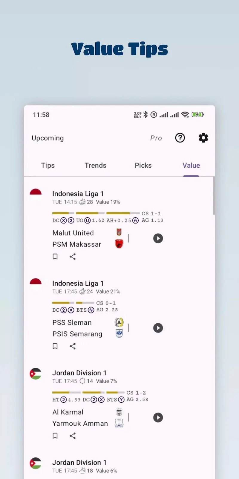 Soccer Betting Tips screenshot 7