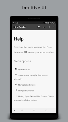 HTML Reader/ Viewer Mod screenshot 2