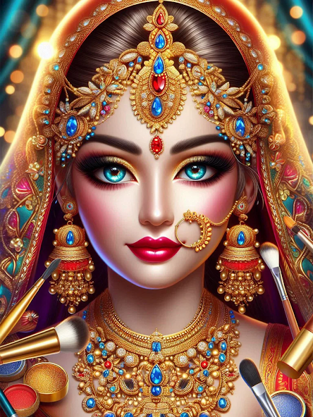 Dulhan Makeup Dress Up Game screenshot 4