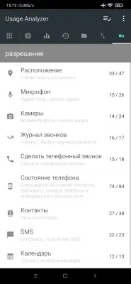 Usage Analyzer preview 8