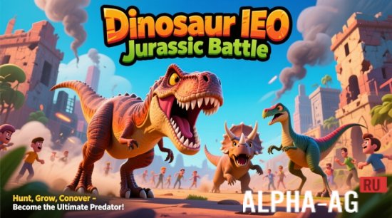 Dinosaur.io Jurassic Battle screenshot 1
