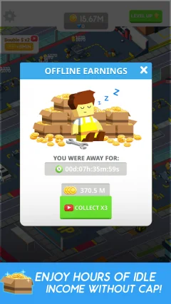Idle Mechanic Tycoon [MOD: Unlimited Gold/Diamonds] 1.03 screenshot 4