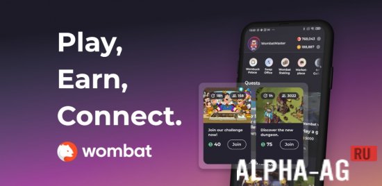 Wombat: Play, Earn, Connect