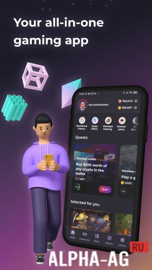 Wombat: Play, Earn, Connect screenshot 2