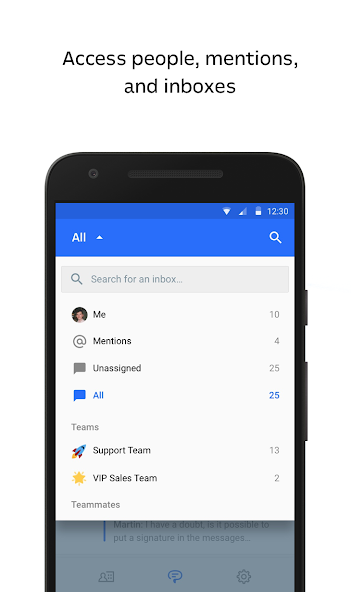 Intercom screenshot 1