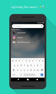 Evie Launcher interface preview 2
