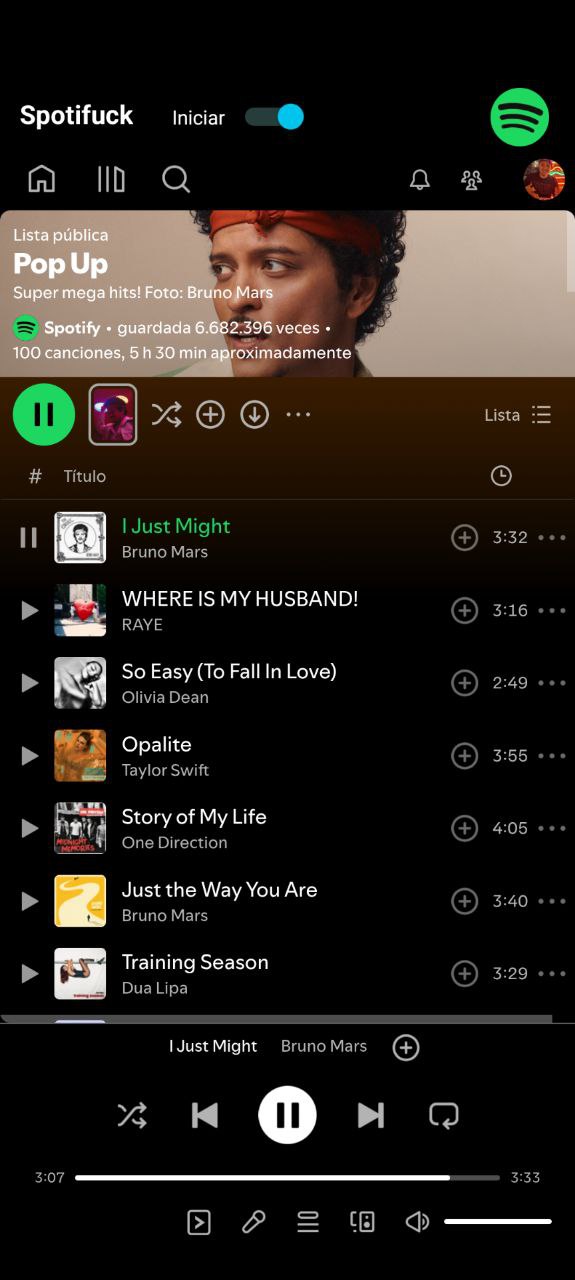 Spotifuck screenshot 5