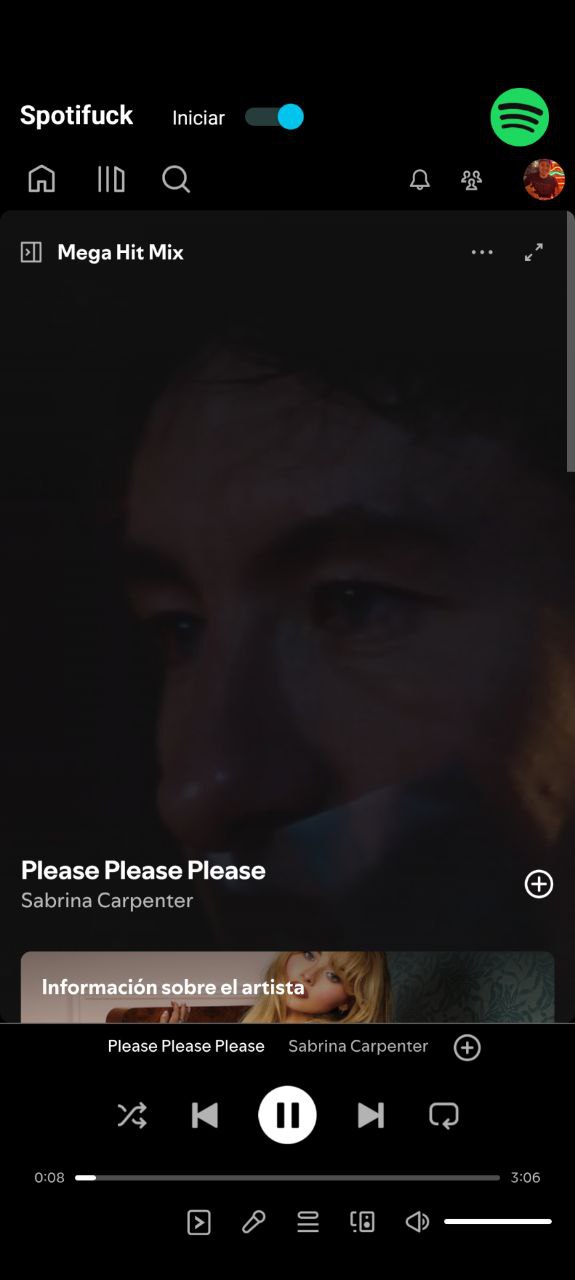 Spotifuck screenshot 6