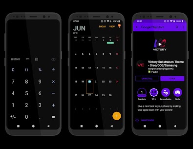Victory Substratum Theme + Oreo screenshot 7