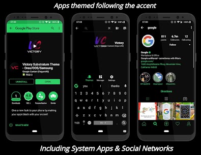 Victory Substratum Theme + Oreo screenshot 8