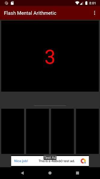 Flash Mental Arithmetic screenshot 1