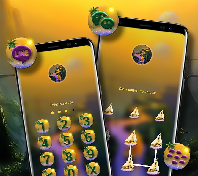 Mystery River Launcher Theme screenshot 3