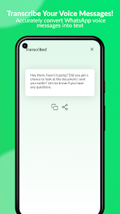 WAVO: Transcriber for WhatsApp screenshot 3