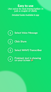 WAVO: Transcriber for WhatsApp screenshot 4