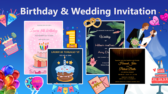 Invitation Card Maker MOD APK Screenshot 2