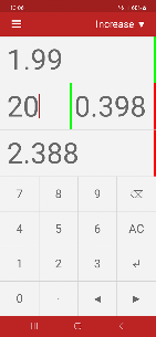 Percentage Calculator Screenshot 2