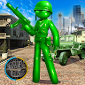 Army Men Toy Stickman Rope Hero War Shooter screenshot 1