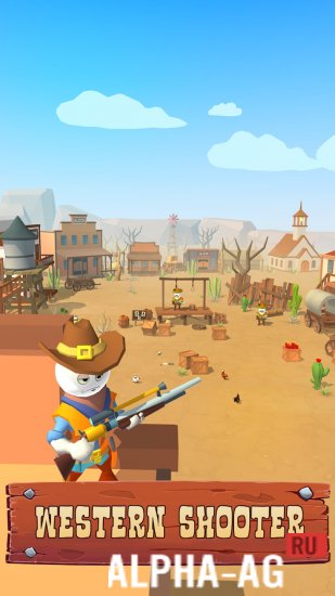 Stickman Sniper Western Gun screenshot 3