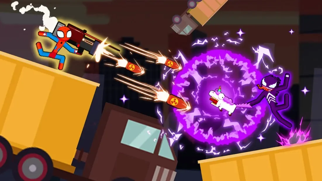 Spider Stickman Fight 2