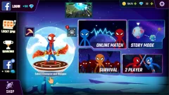 Spider Stickman Fight 2 gameplay preview 4