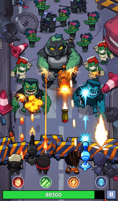 Zombie Survival: Idle Defense gameplay screenshot 1