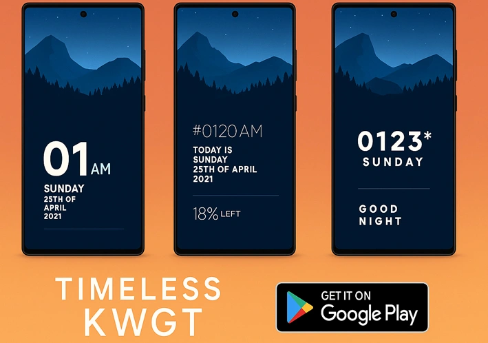 Timeless KWGT Mod screenshot 1