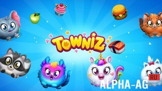 Взломанная Towniz screenshot 1
