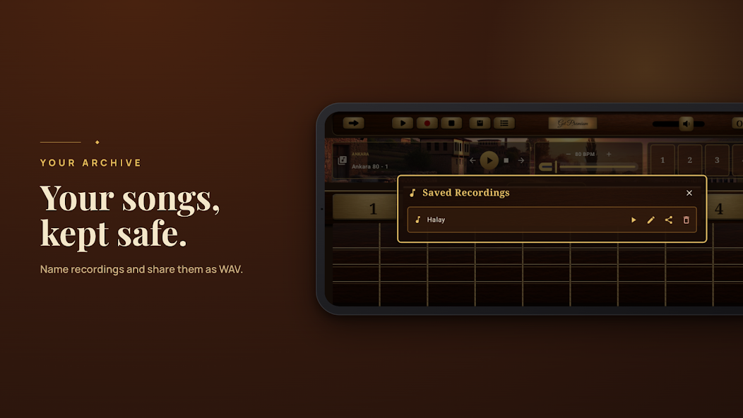 Baglama Pro screenshot 5