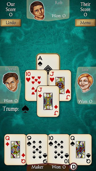 Euchre screenshot 2