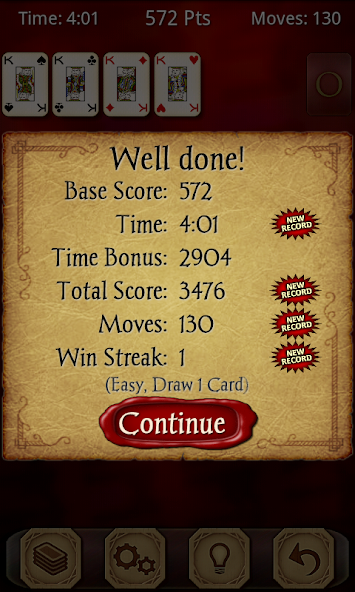 Solitaire screenshot 3