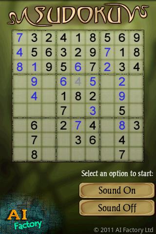 Sudoku screenshot 4