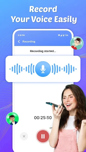 Voice Changer Male to Female screenshot 5