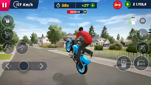Bike Wheelie: Elite Auto screenshot 1
