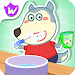 Wolfoo Good Habit Healthy Life gameplay screenshot 1