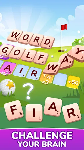 Word Golf: Fairway Clash screenshot 2