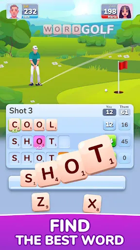 Word Golf: Fairway Clash screenshot 3