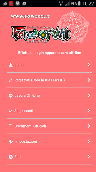 FOWTCG.IT screenshot 2