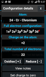 Electron Config Pro screenshot 4