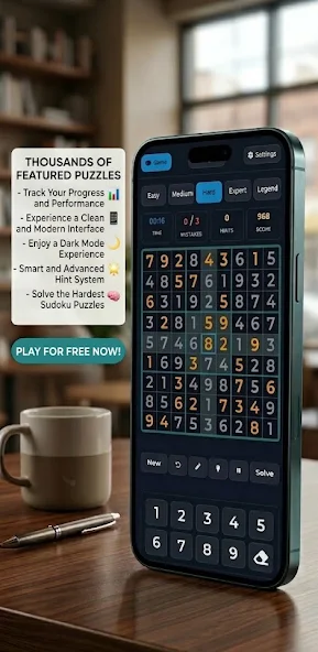 Zen Sudoku Master screenshot 1