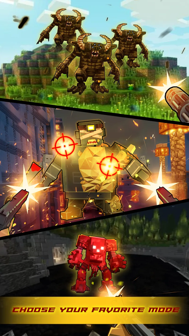 Zombie Craft War: Pixel Gun 3D screenshot 5