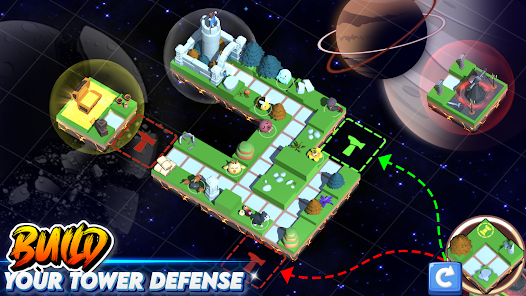 Screenshots of Monster Tiles TD: Tower Wars