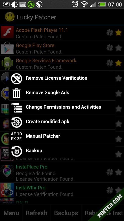 Lucky Patcher removes ads
