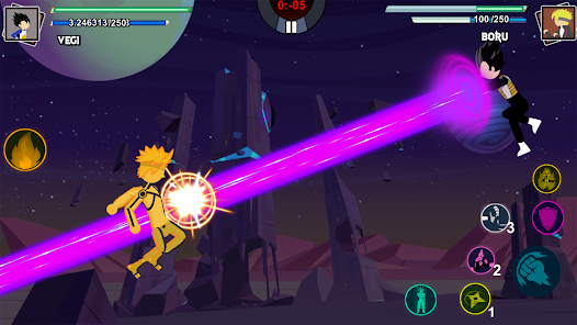 Menu interface screenshot of Stickman Dragon Shadow Legend