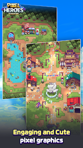 Gameplay image of Pixel Heroes Adventure : MMO