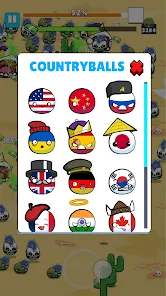 Country Balls: Zombie Survivor Ingame Screenshot